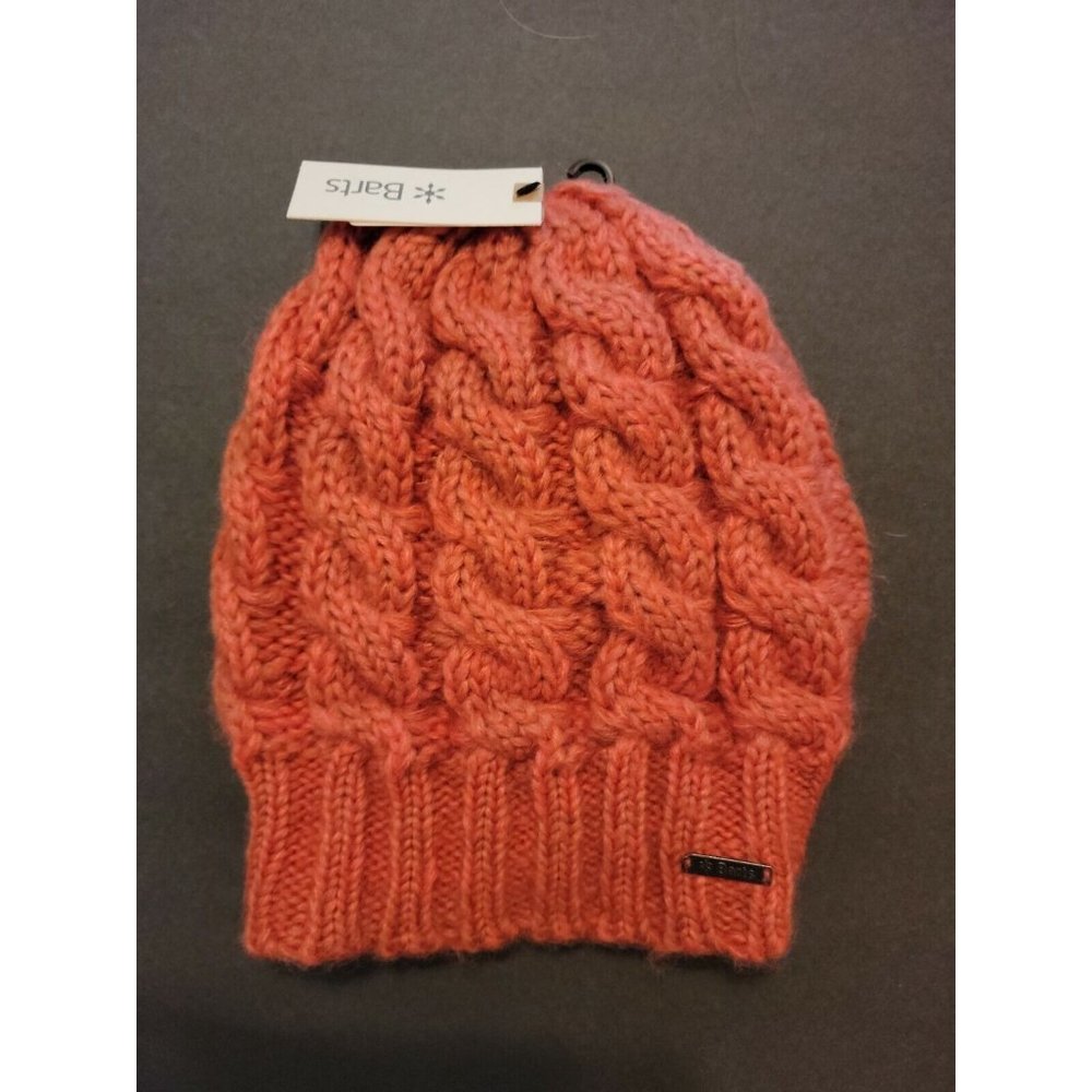 Barts Beanie Cap Rose Dusty Pink Color Acrylic Knit NWT